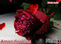 AMOR DE ROSAS - Бесплатный анимированный гифка