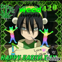 Toph Eart Weed анимирани ГИФ