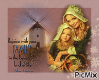 Rejoice with your family. - Nemokamas animacinis gif