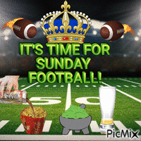 Sunday Football animowany gif
