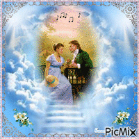 Roméo et Juliette chantent leur Amour κινούμενο GIF