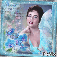 Elizabeth Taylor - Free animated GIF