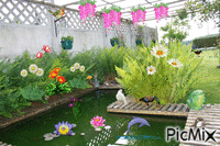 mon jardin - GIF animasi gratis