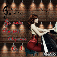 je suis pianiste et j aime ca - Ingyenes animált GIF