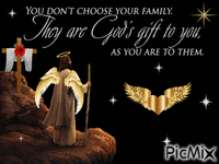 god's gift cross wings animovaný GIF