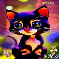KITTY CAT animuotas GIF