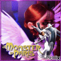 a Monster in Paris - Bezmaksas animēts GIF