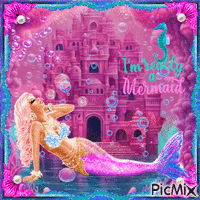 The Mermaid Castle - Darmowy animowany GIF