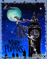 Mary Poppins - GIF animasi gratis