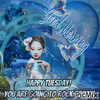 Happy Tuesday! You are going to rock today! - Free animated GIF