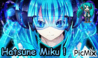 Hatsune Miku - Darmowy animowany GIF