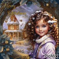 Merry Christmas to all my friends GIF animasi