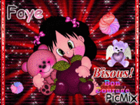 Faye c,est pour toi ♥♥♥ animovaný GIF