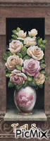 Flowers in a vase - 免费动画 GIF