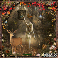 Forest full of magic... Animiertes GIF