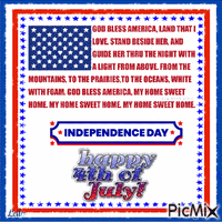 Happy July 4th. USA Happy Independence Day