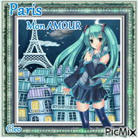 Paris Mon Amour - Darmowy animowany GIF