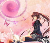 Manga-rose GIF animasi