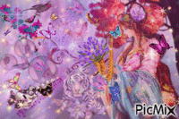<♥♥♥la  douce melodie et la danse aux papillons ♥♥♥ - Ücretsiz animasyonlu GIF