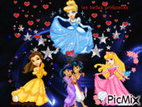 les belle princesses pour lollypink アニメーションGIF