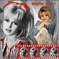 Brigitte Bardot's 88th birthday - GIF animé gratuit