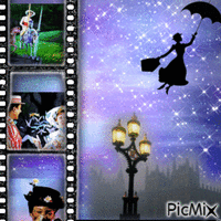 Mary Poppins - Безплатен анимиран GIF