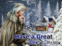 Winter Day - Bezmaksas animēts GIF