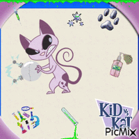 Mr. Kat - Kid vs Kat animēts GIF