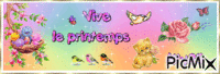 Vive le¨Printemps - Ücretsiz animasyonlu GIF