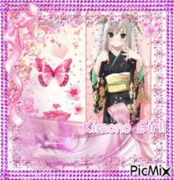 Kimono Girl! animirani GIF