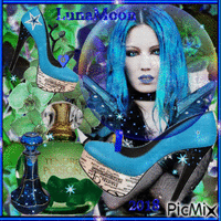 CONCOURS - ''The woman with blue hair''