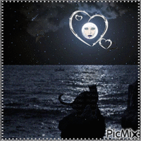 Mond Liebe - Darmowy animowany GIF