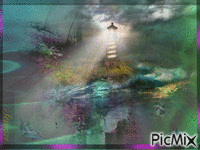 Lighthouse - Bezmaksas animēts GIF