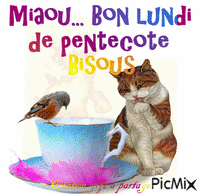 Bon lundi de pentecote - Безплатен анимиран GIF