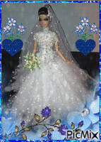 Belle poupée de mariage - Ingyenes animált GIF