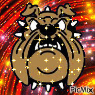 attention chien méchant - 無料のアニメーション GIF