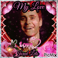My Love Jared Leto animált GIF
