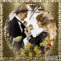 Only you, my love/ vintage... - GIF animate gratis