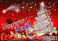 Joyeux Noël 2016 анимиран GIF