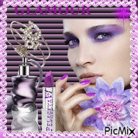 I love perfume violet animovaný GIF