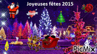 Joyeuses fêtes 2015 - Δωρεάν κινούμενο GIF
