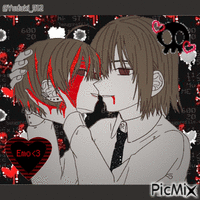 akechi and me <3 анимирани ГИФ