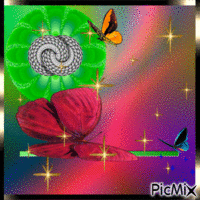 papillons GIF animé