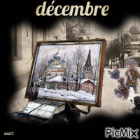 tableau hiver Animated GIF