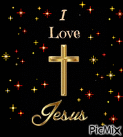 I love Jesus Christ 🙌 - GIF animé gratuit
