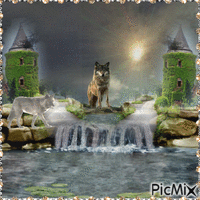 Wolves Animated GIF
