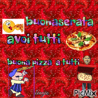 buona pizza animowany gif