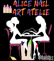 Alice Nail Art & Ateliê - Zdarma animovaný GIF