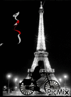 Paris by Night animoitu GIF
