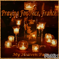 Praying For Nice, France! - Free animated GIF